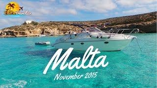 Trip to Malta in November travel video guide Best Places filmed  HD [upl. by Omle]