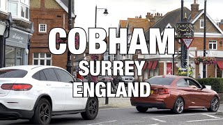 Cobham Street View Surrey UK England 🇬🇧 4K HDR [upl. by Wallraff]