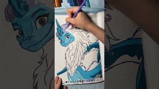 Raya amp The Last Dragon Part 2 Speed Coloring speedcoloring raya [upl. by Dollie]