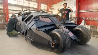 Building A Batmobile From The Dark Knight  Batman Car  The Best Version In The World [upl. by Lenej707]