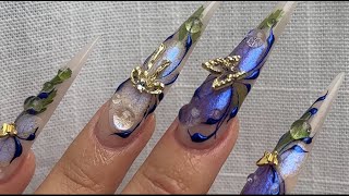 REFILL MY NAILS  Pretty Nail Inspo  Tutorial for Spring [upl. by Divd702]