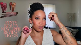 Fenty Beauty New lip liners and Gloss Stix reviewtryon [upl. by Nagaer]