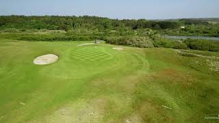 Golf Club de Wimereux  drone aerial video  Wimereux  Hole03 [upl. by Trevlac129]