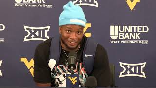 WVU Football CJ Donaldson Albany Postgame  Sep 7 2024 [upl. by Papst]