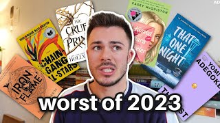 the WORST books i read in 2023 of the 200 i read [upl. by Bourke]