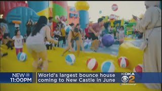 Worlds Biggest Bounce House Coming To Lawrence County Fairgrounds [upl. by Harshman]