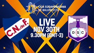 Nacional v Defensor Sporting Club  Full Basketball Game  Liga Sudamericana de Baloncesto FIBA 2024 [upl. by Stilu292]