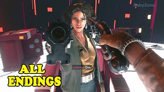 DEATHLOOP  ALL ENDINGS Good Ending Bad Ending and Secret Ending PS5 [upl. by Fabio755]