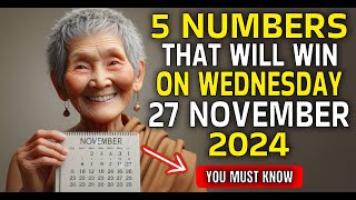 Lucky Numbers 5 NUMBERS TO WIN JACKPOT on Tuesday 19th NOVEMBER 2024  Buddhist Philosophy [upl. by Glenine]