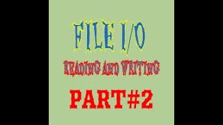 Java File IO  Reading from and Writing to Files  part 02 [upl. by Karab]