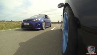 Ford Focus RS vs VW Golf V R32 [upl. by Ennaillek]