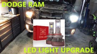 How to Upgrade Dodge RAM Headlights to LED [upl. by Lorin352]