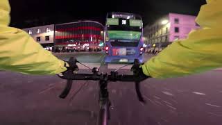 Sauchiehall Street Stramash Cycling December 2024 in Glorious 4K [upl. by Molton]