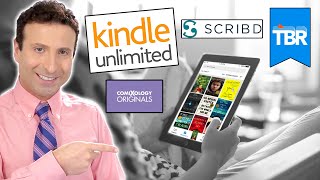 BEST EBOOK SUBSCRIPTION SERVICES HONEST REVIEW  Kindle Unlimited TBR Scribd Comixology [upl. by Kilam]