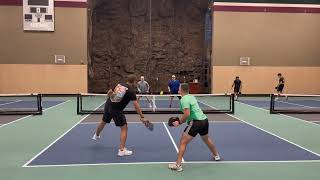 40 Pickleball Tournament Lifetime Bloomingdale 111024 Game 2 [upl. by Adlen]