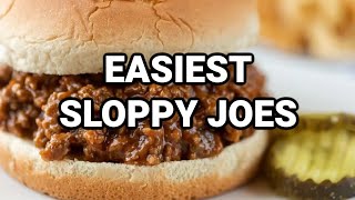 Best Sloppy Joes  only 4 ingredients [upl. by Debi336]