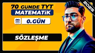 Sözleşme İmzalıyoruz  0Gün  70 Günde TYT Matematik Kampı  2025 [upl. by Silber]