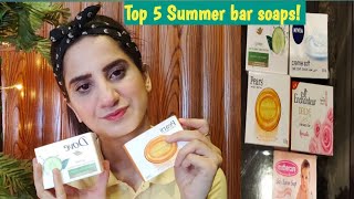 5 best Soap Bars for SummerBeauty bar review Best bathing soap and details [upl. by Hardy34]