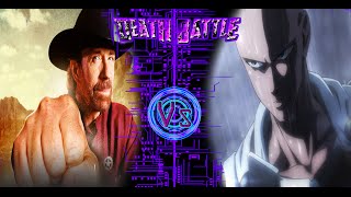 Chuck norris vs saitama mugen  epic battle [upl. by Isaak]