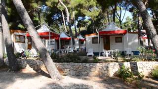 Camp site Poljana  Mali Losinj  Croatia [upl. by Nwhas]