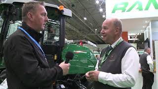 Ransomes New HM600 Flail Mower at Saltex 2018 [upl. by Solohcin811]