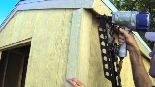 How To Build A Shed  Part 8  Exterior Trim Install [upl. by Astra]