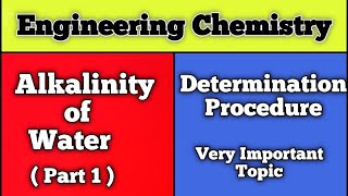 Alkalinity of water Part 1I Determination of Alkalinity of Water I Palkalinity and M alkalinity [upl. by Annoirb]