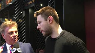 Matthew Dellavedova discusses crashing into broadcaster [upl. by Trudey]