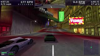 Need for Speed 3 Challenge Ferrari 355 F1 Spider vs Mercedes CLK GTR [upl. by Pittman]