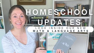 LOOK INSIDE Charlotte Mason Curriculum  HOMESCHOOL UPDATE  Homeschool Math amp Language Arts [upl. by Kayla]