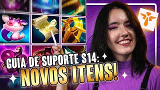 TUDO sobre SUPORTES GUIA dos NOVOS ITENS para NOVA SEASON – League of Legends S14 [upl. by Farant]