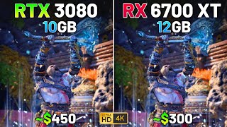 RTX 3080 vs RX 6700 XT  Test in 15 Games  4K [upl. by Heim]