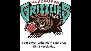 Vancouver Grizzlies added to NBA 2K25 ERAS Quick Play  19992000 Roster Updated [upl. by Yarrum]