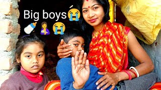 😭🍼🤱Big boys feed vlog video।Anju vlogs yoytube channel [upl. by Nica]