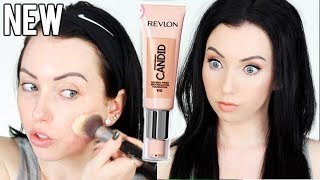 NEW REVLON CANDID FOUNDATION First Impression Review amp Demo Dry Skin 10 HR Wear Test [upl. by Leidag756]