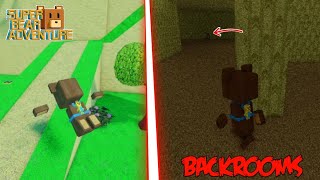 Aku Masuk Backroom Paling Seram di Super Bear Adventure Roblox [upl. by Woodford]