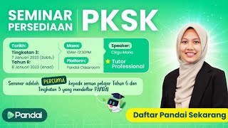 Seminar Persediaan PKSK Tingkatan 3 [upl. by Alaj787]