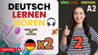 Level Up Your German A2  Dialogues  x2 Repeat [upl. by Micheal]