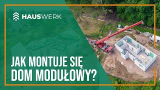 Jak przebiega montaż domu modułowego Sprawdźcie na przykładzie naszej realizacji w Jaworznie [upl. by Eyahc312]