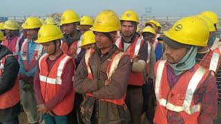 Construction Site Safety TBT in Hindi  Hazards amp Control measurestrending viral viralvideo [upl. by Itch]