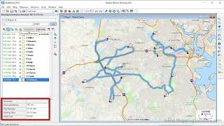 🌎 Maptitude 2023 How to map directions map deliveries map routes and optimize routes using GIS [upl. by Otanod]