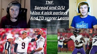 TNF Bengals  Ravens NFL Week 10 predictions and best bets [upl. by Im783]