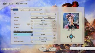 NOBUNAGAS AMBITION Awakening  Custom Officer Creator [upl. by Euphemie]