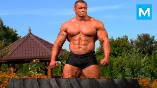 STRONGEST MMA FIGHTER  Mariusz Pudzianowski  Muscle Madness [upl. by Yle]