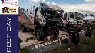 TATRA BUGGYRA RACING on DAKAR 2016  Rest Day [upl. by Fiden269]