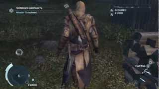 Assassins Creed 3  Frontier Assassination Contracts Walkthrough HD [upl. by Rakel]