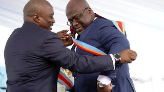 DR Congo president accuses former leader of backing rebel movement [upl. by Adnorahc]