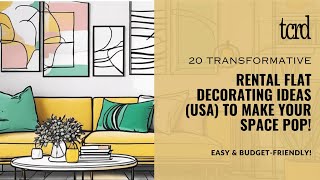 Rent a Bland Apartment Transform It into a Stylish Haven RentalFriendly Decorating Ideas [upl. by Hollerman]