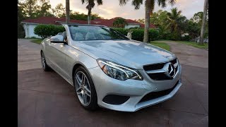 Heres why I Like to Buy Used Cars From Germans  2014 MercedesBenz E 350 Convertible Full Review [upl. by Atined758]