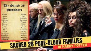 Sacred Pureblood Families in Harry Potter Series  Explained in hindi [upl. by Elocn]